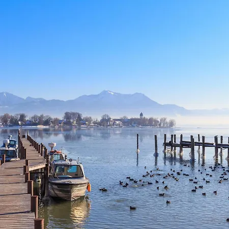 Chalethaus-chiemsee - 120qm Panorama-chaletwohnung Am Chiemsee - Neubau *