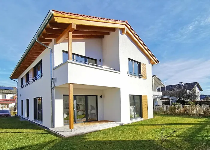 Chalethaus-chiemsee - 120qm Panorama-chaletwohnung Am Chiemsee - Neubau Lejlighed Prien am Chiemsee